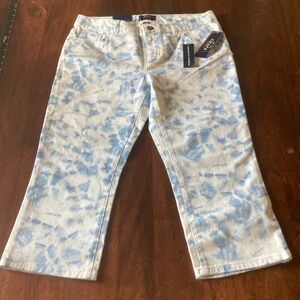 Chaps Denim Tie Dye Capri Women's Size 10